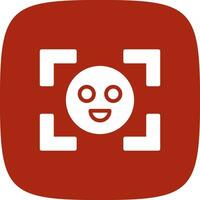 Face Detection Creative Icon Design vector