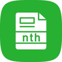 nth Creative Icon Design vector