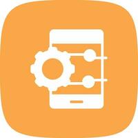 Project Management App Creative Icon Design vector