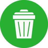 Trash Can Creative Icon Design vector