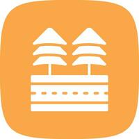 Road Creative Icon Design vector