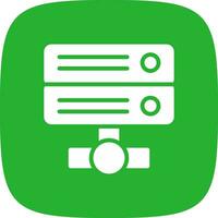 Server Creative Icon Design vector