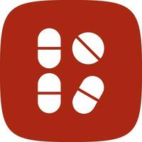 Pill Creative Icon Design vector