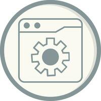 Web Settings Vector Icon