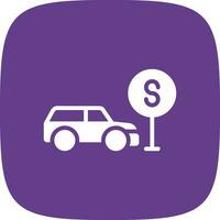 Taxi Stop Creative Icon Design vector