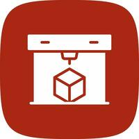 3D Printing Creative Icon Design vector