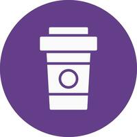 Paper Cup Creative Icon Design vector