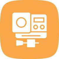 Action Camera Creative Icon Design vector