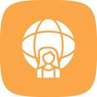 Globe Creative Icon Design vector