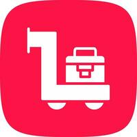 Trolley Creative Icon Design vector