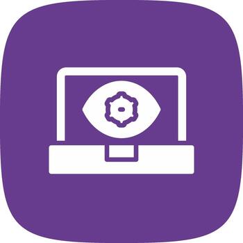 Computer Vision Creative Icon Design vector