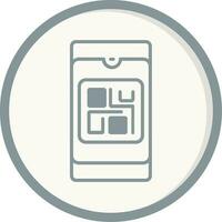 icono de vector de código qr