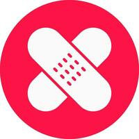 Band Aid Creative Icon Design vector