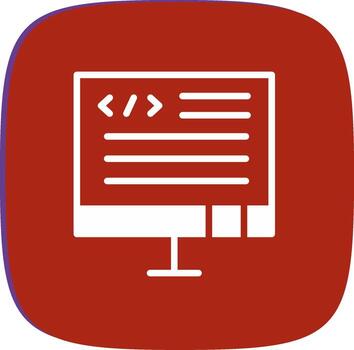 Code Creative Icon Design vector