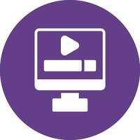 Video Play Creative Icon Design vector