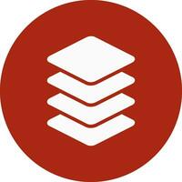 Layers Creative Icon Design vector
