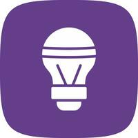 LED Bulb Creative Icon Design vector