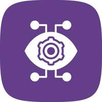 Robotics Eye Creative Icon Design vector