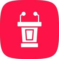 Lectern Creative Icon Design vector