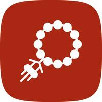 Rosary Creative Icon Design vector