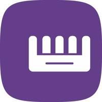 Comb Creative Icon Design vector