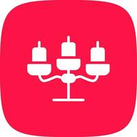 Candelabra Creative Icon Design vector