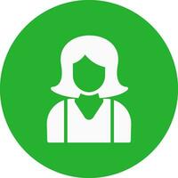 Waitress Creative Icon Design vector