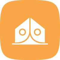 Tent Creative Icon Design vector