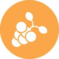 Glyph Round Circle Multicolor Design vector