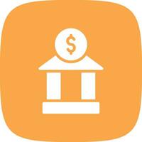 Investment Bank Creative Icon Design vector