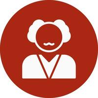 Old Man Creative Icon Design vector