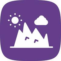 Mountain Creative Icon Design vector