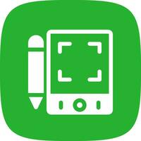 Pen Tablet Creative Icon Design vector