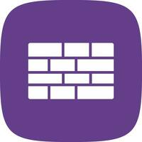 Brick Wall Creative Icon Design vector