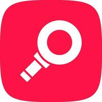Magnifying Creative Icon Design vector