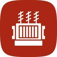 Power Transformer Creative Icon Design vector