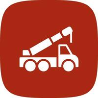 Crane Truck Creative Icon Design vector