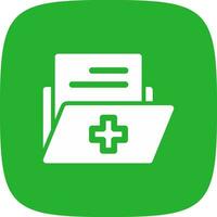 Medical History Creative Icon Design vector