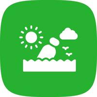 Message In A Bottle Creative Icon Design vector
