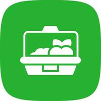 Lunch Box Creative Icon Design vector