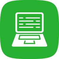 Laptop Creative Icon Design vector