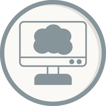 Cloud Computing Vector Icon