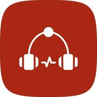 Headphone Creative Icon Design vector