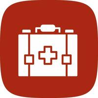 First Aid Kit Creative Icon Design vector