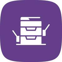Copy Machine Creative Icon Design vector