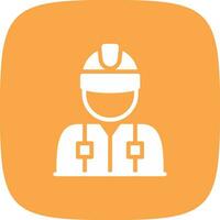 Worker Creative Icon Design vector