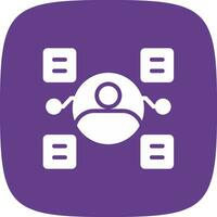 User Predictions Creative Icon Design vector