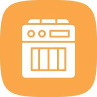 Amplifier Box Creative Icon Design vector