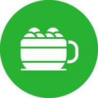 Hot Chocolate Creative Icon Design vector