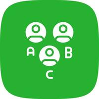 Customer Types Creative Icon Design vector